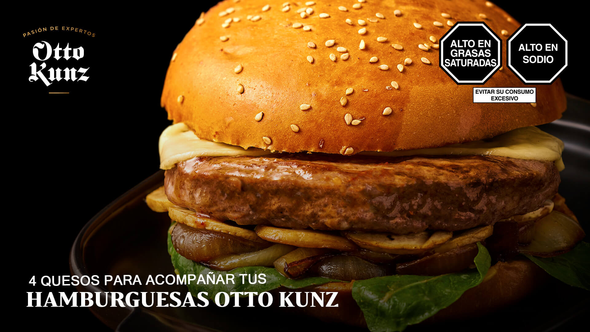 4 tipos de quesos para explorar con tus hamburguesas