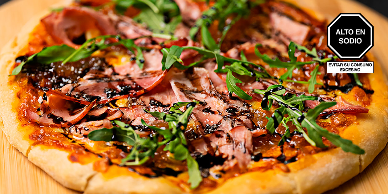 Pizza Artesanal con Jamón California Otto Kunz